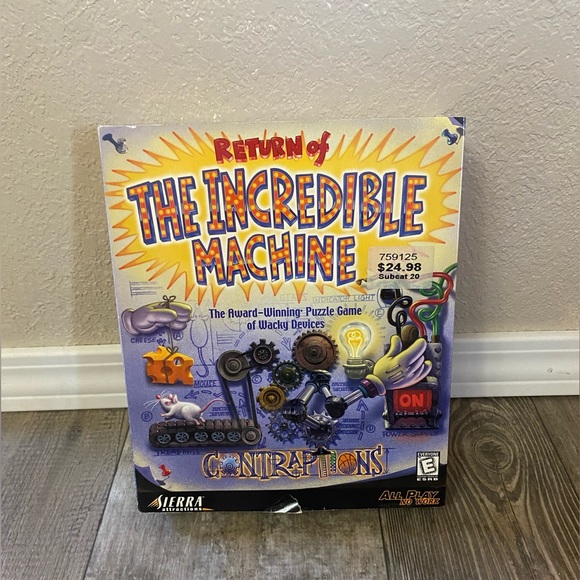 Return of the Incredible Machine: Contraptions Game Windows/Mac/PC NEW - SEALED - Picture 1 of 5